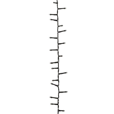 Lampki LED, 2000 diod, gęsto umieszczone, niebieskie, 45 m, PVC