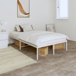 Metalowa rama łóżka, biała, 120x200 cm
