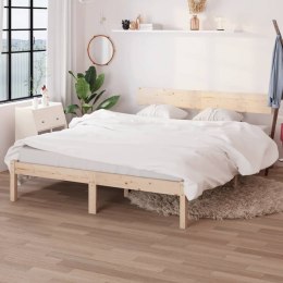 Rama łóżka, lite drewno sosnowe, 150x200 cm, UK King