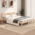 Rama łóżka, lite drewno sosnowe, 120x190 cm, 4FT, podwójna