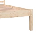 Rama łóżka, lite drewno sosnowe, 120x190 cm, 4FT, podwójna