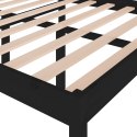 Rama łóżka, lite drewno sosnowe, 135x190 cm, 4FT6, podwójna