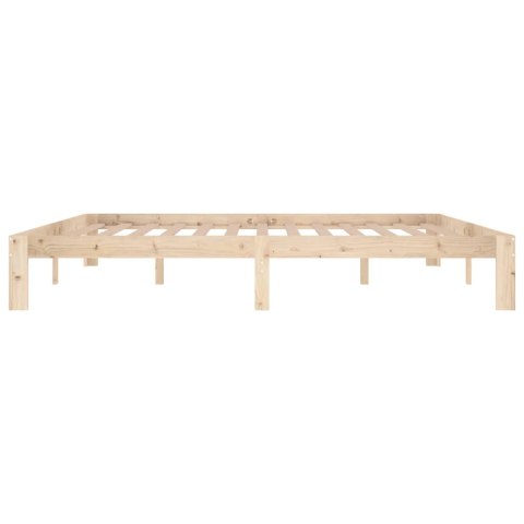 Rama łóżka, lite drewno sosnowe, 200 x 200 cm
