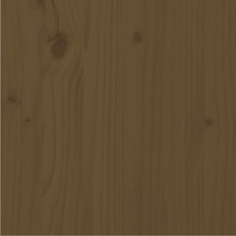 Rama łóżka, miodowy brąz, lite drewno sosnowe, 90 x 200 cm