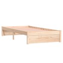 Rama łóżka, lite drewno, 90x190 cm, pojedyncza