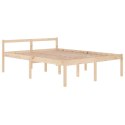 Rama łóżka, lite drewno sosnowe, 150x200 cm, King