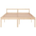Rama łóżka, lite drewno sosnowe, 150x200 cm, King