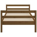 Rama łóżka, miodowy brąz, 80x200 cm, lite drewno sosnowe