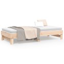 Łóżko rozsuwane, 2x(100x200) cm, lite drewno sosnowe