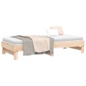 Łóżko rozsuwane, 2x(100x200) cm, lite drewno sosnowe