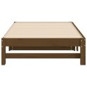 Łóżko rozsuwane, miodowy brąz,2x(75x190) cm, drewno sosnowe
