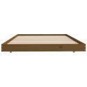Rama łóżka, miodowy brąz, 90 x 200 cm, lite drewno sosnowe