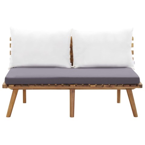 4-cz. zestaw wypoczynkowy do ogrodu, poduszki, drewno akacjowe