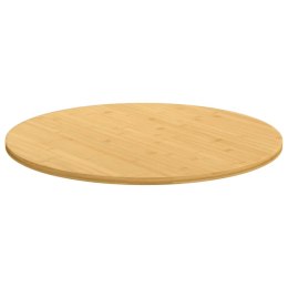 Blat do stołu, Ø80x1,5 cm, bambusowy