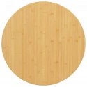 Blat do stołu, Ø80x4 cm, bambusowy