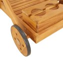 Wózek kuchenny, 54x87x90 cm, lite drewno akacjowe