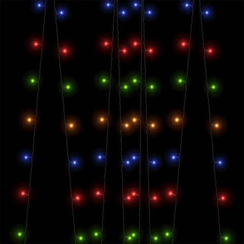 Solarne lampki dekoracyjne, 5 szt., 5x200 LED, kolorowe