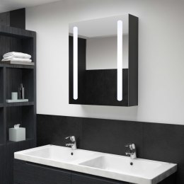 Szafka łazienkowa z lustrem i LED, 50x13x70 cm