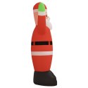 Dmuchany Święty Mikołaj z oświetleniem LED, 820 cm