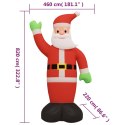 Dmuchany Święty Mikołaj z oświetleniem LED, 820 cm