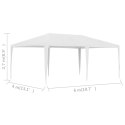Namiot imprezowy, 4 x 6 m, biały