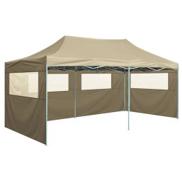 Profesjonalny, składany namiot imprezowy, 4 ściany, 3x6 m, stal