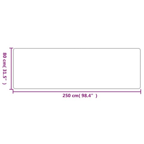 Chodnik, stylizowany na sizal, kolor piaskowy, 80x250 cm Chodnik, stylizowany na sizal, kolor piaskowy, 80x250 cm