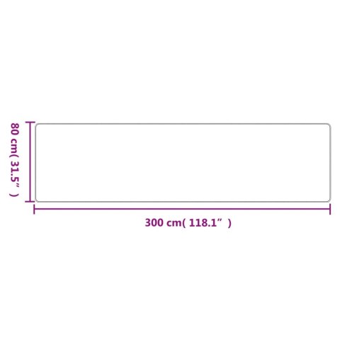 Chodnik, stylizowany na sizal, kolor piaskowy, 80x300 cm Chodnik, stylizowany na sizal, kolor piaskowy, 80x300 cm