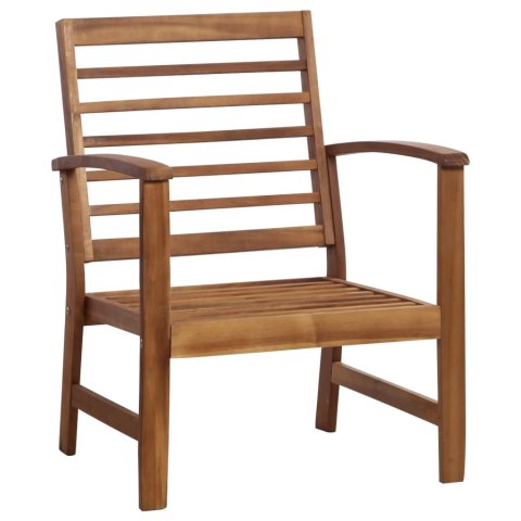 4-cz. zestaw wypoczynkowy do ogrodu, lite drewno akacjowe