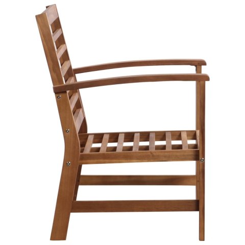 4-cz. zestaw wypoczynkowy do ogrodu, lite drewno akacjowe