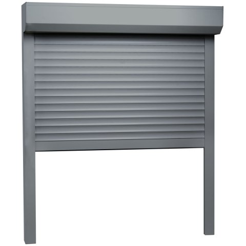 Roleta zewnętrzna, aluminiowa, 80 x 100 cm, antracytowa