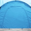 Namiot turystyczny 6-osobowy, niebiesko-błękitny