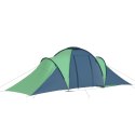 Namiot turystyczny 6-osobowy, niebiesko-zielony