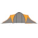 Namiot turystyczny 6-osobowy, szaro-pomarańczowy