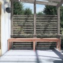 2-osobowa ławka ogrodowa, 203,5x44x45 cm, drewno daglezjowe