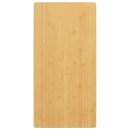 Blat do stołu, 50x100x4 cm, bambusowy