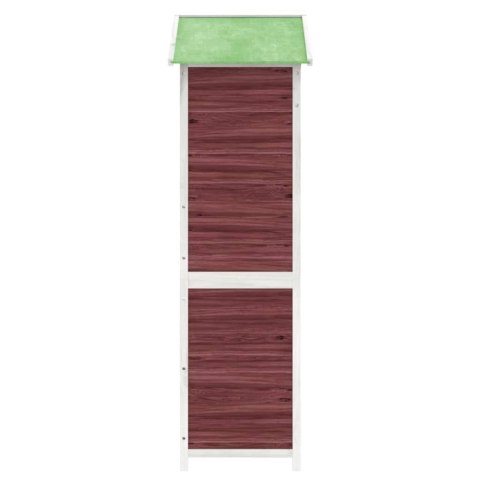 Ogrodowa szopa na narzędzia, mokka, 120x53,5x170 cm, sosnowa