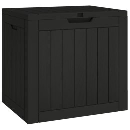 Skrzynia ogrodowa, czarna, 55,5x43x53 cm, polipropylen
