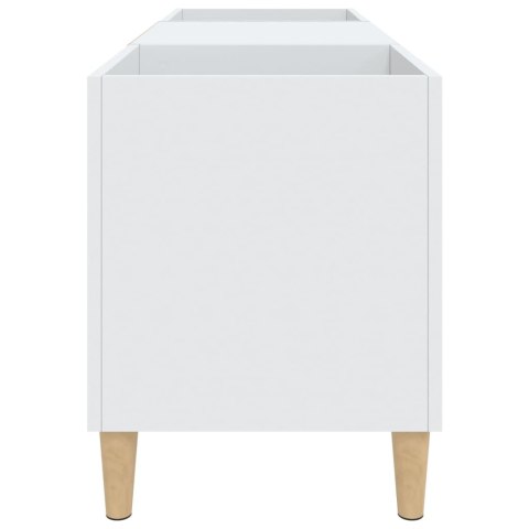 Szafka na płyty, biała, 121x38x48 cm, materiał drewnopochodny