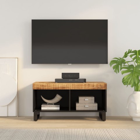 Szafka pod telewizor, 85x33x43,5 cm, lite drewno mango