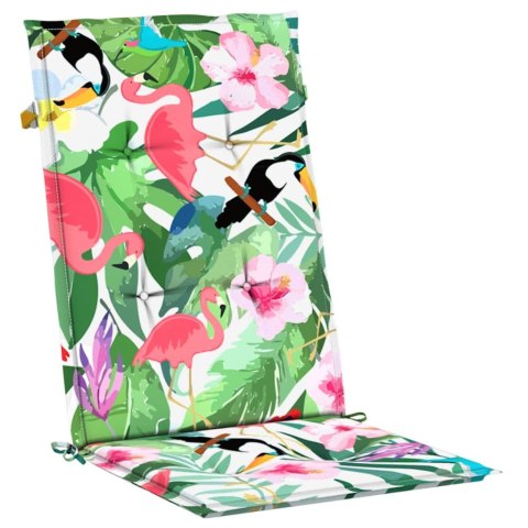 Poduszki na krzesła ogrodowe, 4 szt., kolorowe, tkanina