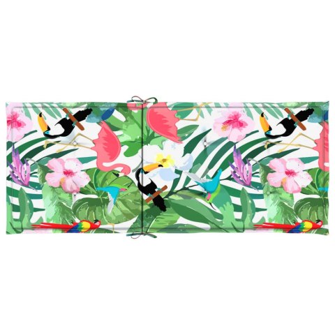 Poduszki na krzesła ogrodowe, 4 szt., kolorowe, tkanina