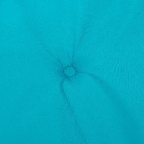 Poduszki na krzesła ogrodowe, 6 szt., turkusowe, tkanina