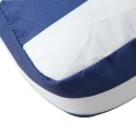 Poduszki na palety, 3 szt., niebiesko-białe paski, Oxford
