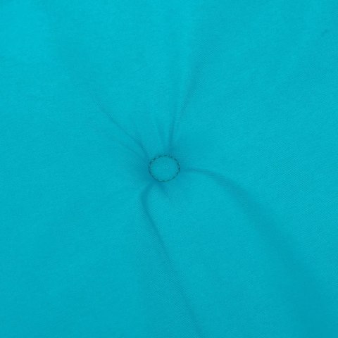 Poduszki na krzesła z niskim oparciem, 6 szt., turkusowe