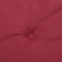 Poduszki na leżaki, 2 szt., winna czerwień, tkanina Oxford
