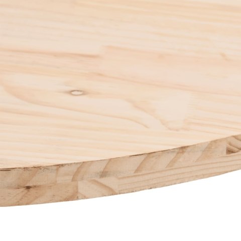 Blat stołu, 100x50x2,5 cm, lite drewno sosnowe, owalny Blat stołu, 100x50x2,5 cm, lite drewno sosnowe, owalny