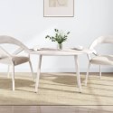 Blat stołu, biały, 100x50x2,5 cm, lite drewno sosnowe, owalny
