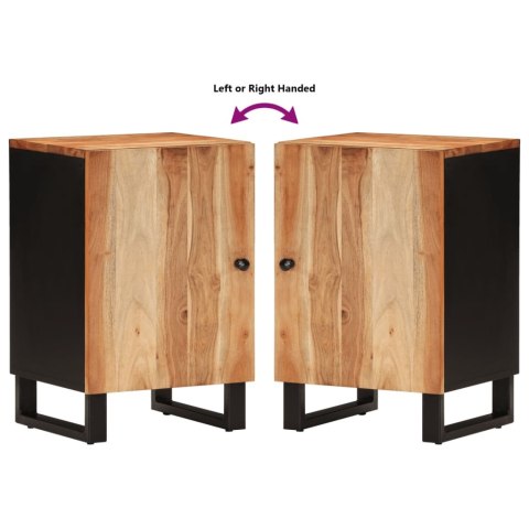 Szafka łazienkowa, 38x33x58 cm, lite drewno akacjowe