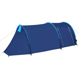 Namiot 4-osobowy, niebiesko-błękitny